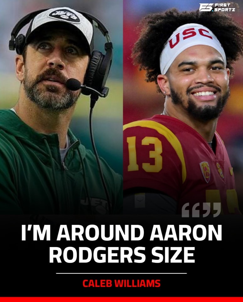 Size Doesn't Matter: Caleb Williams Takes on Aaron Rodgers in a ...